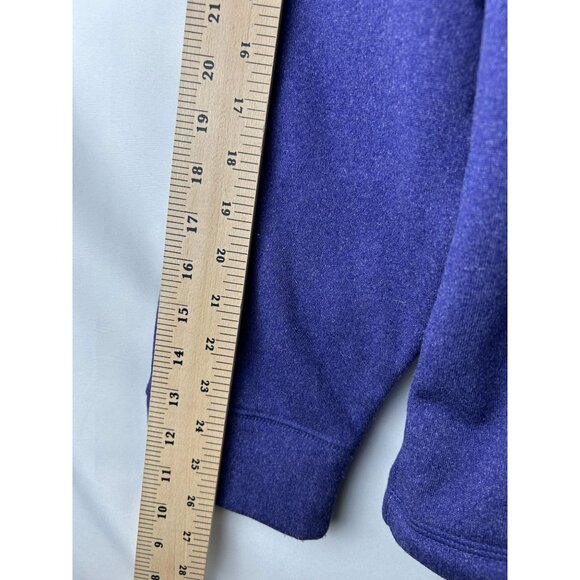 NWT Adidas Purple ClimaWarm 1/4 Zip Pullover Sweatshirt Large Mens Activewear - Picture 10 of 13